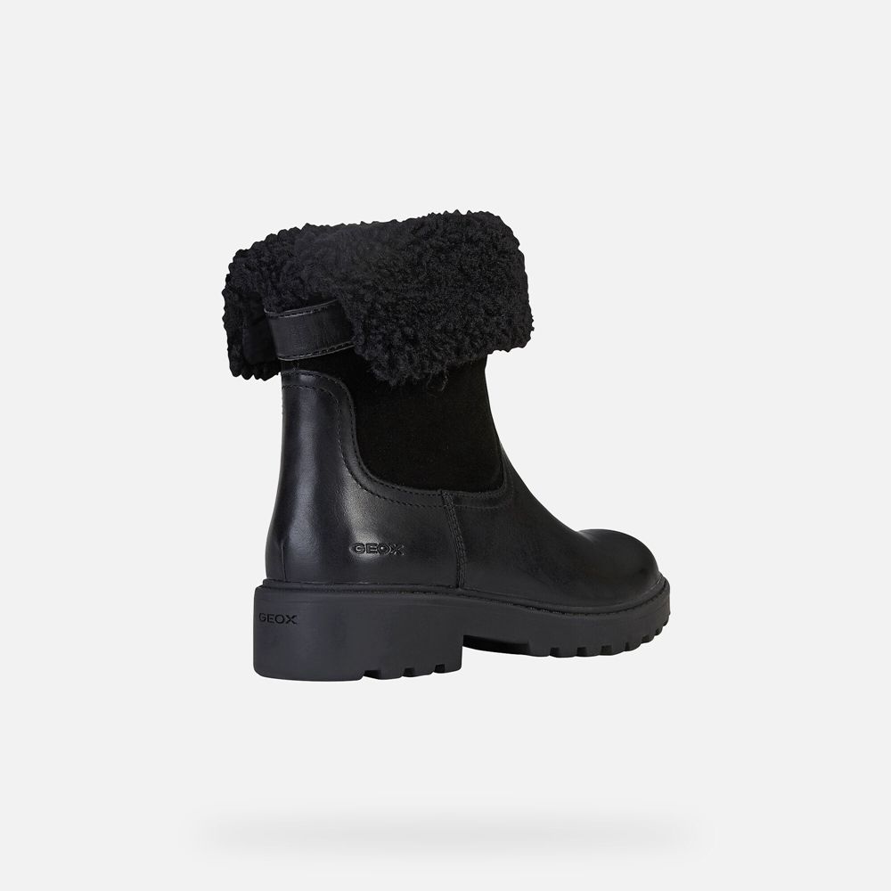 Botas Geox Menina Pretas - Casey - NREWQ5341